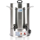 Cvs DN91108 1500 W 20 lt Su Kapasiteli Çelik Tek Demlikli 120 bardak Çift Musluklu Çelik Elektrikli Semaver İnox