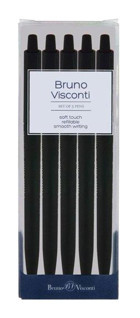 Bruno Visconti Slim Click Plastik 0.5 mm Mavi 5'li Tükenmez Kalem