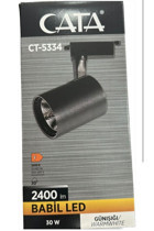 Cata Ct-5334 Tekli Metal Led Aplik Siyah