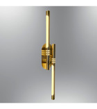 Özcan Aydınlatma 3118-Apl2-K-20 Flute 2'li Metal Led Aplik Eskitme