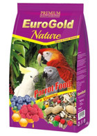 Eurogold Nature Papağan Kabuklu Ballı-Meyveli Vitaminli Yetişkin Kuş Yemi 750 gr