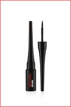 New Well Suya Dayanıklı Mat Siyah Fırça Uçlu Fırça Sıvı Eyeliner