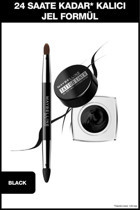 Maybelline New York Tattoo Liner Gel Pot Suya Dayanıklı Mat Siyah Kalıcı İnce Uçlu Fırça Jel Eyeliner