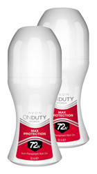 Avon OnDuty Max Protection Roll-On Kadın Deodorant 2x50 ml