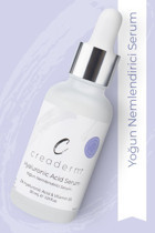Creaderm 2% Hyaluronic Acid & Vitamin B5 Yüz Dolgunlaştıran Canlandırıcı Kırışıklık Karşıtı Jel Yüz Serumu 30 ml