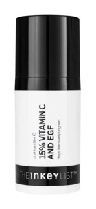 The Inkey List 15% Vitamin C and EGF Yüz Dolgunlaştıran Canlandırıcı Jel Yüz Serumu 30 ml