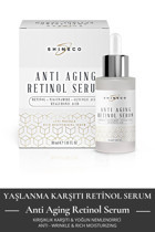 Shineco Anti Aging Retinol Canlandırıcı Yaşlanma Karşıtı Jel Yüz Serumu 30 ml