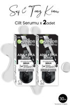 Garnier Saf & Temiz AHA + BHA Kömür Canlandırıcı Jel Yüz Serumu 2x30 ml