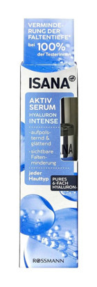 Isana Aktiv Hyaluron Intense Yüz Dolgunlaştıran Canlandırıcı Kırışıklık Karşıtı Jel Yüz Serumu 30 ml