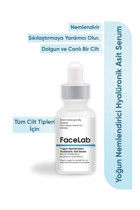 Facelab Yoğun Nemlendirici Hyalüronik Asit Yüz Dolgunlaştıran Canlandırıcı Kırışıklık Karşıtı Jel Yüz Serumu 30 ml