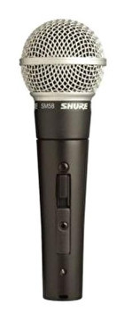 Shure Sm58Se Profesyonel Dinamik XLR Kablosuz El Mikrofonu Siyah