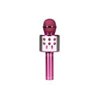 Sunix Kareoke Mikrofon Mcf-10 Type C Kablosuz Bluetooth USB RGB El Mikrofonu Pembe