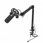 Fifine T658 Profesyonel Condenser Type C Kablolu Yayıncı USB RGB Oyuncu Masaüstü Mikrofonu Siyah