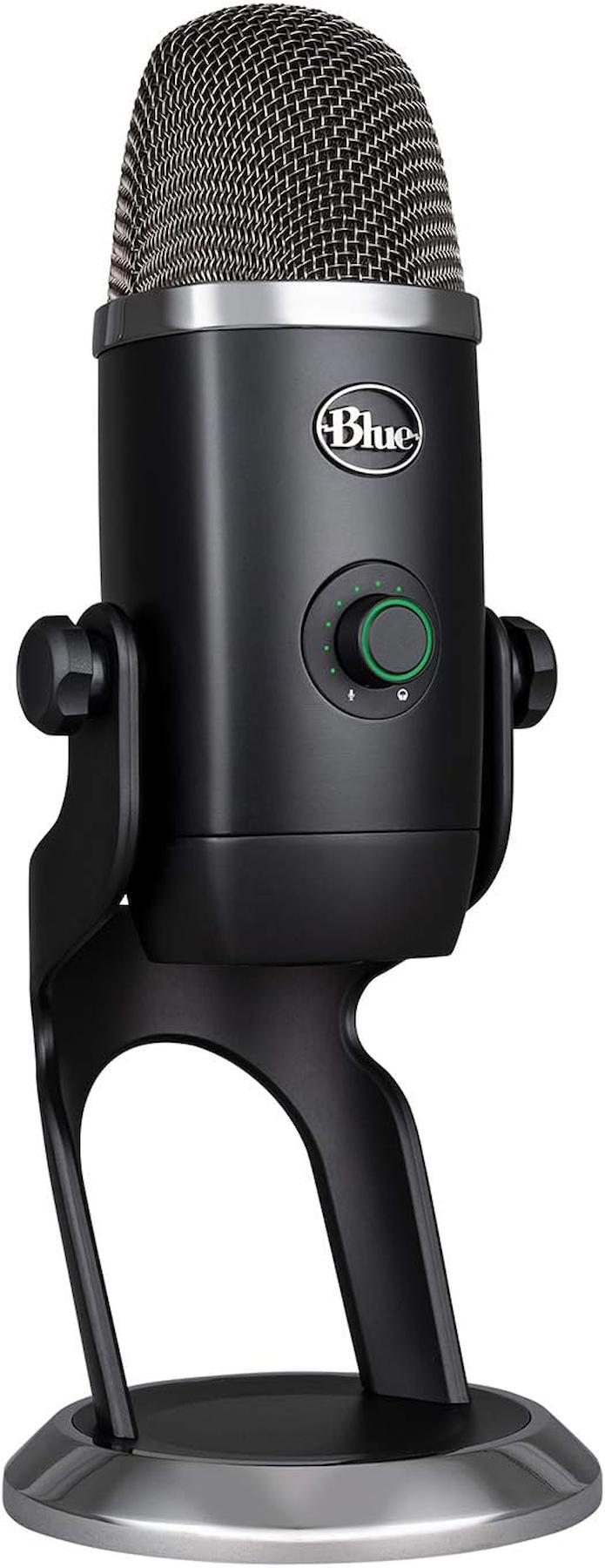 Blue Yeti X Profesyonel Condenser Type A Kablolu Yayıncı USB Oyuncu Masaüstü Mikrofonu Siyah
