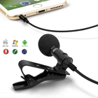 N-Audio M-RC1 Mobil Kayıt Mikrofonu XLR Kablolu Yaka Mikrofonu Siyah