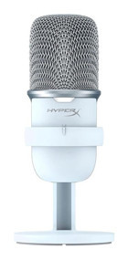 Hyperx Solocast Profesyonel Condenser 3.5 mm Kablolu Yayıncı USB Oyuncu Masaüstü Mikrofonu Beyaz