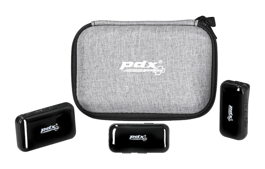 Pdx PRO S3 İkili Profesyonel Kablosuz Yaka Mikrofonu Siyah