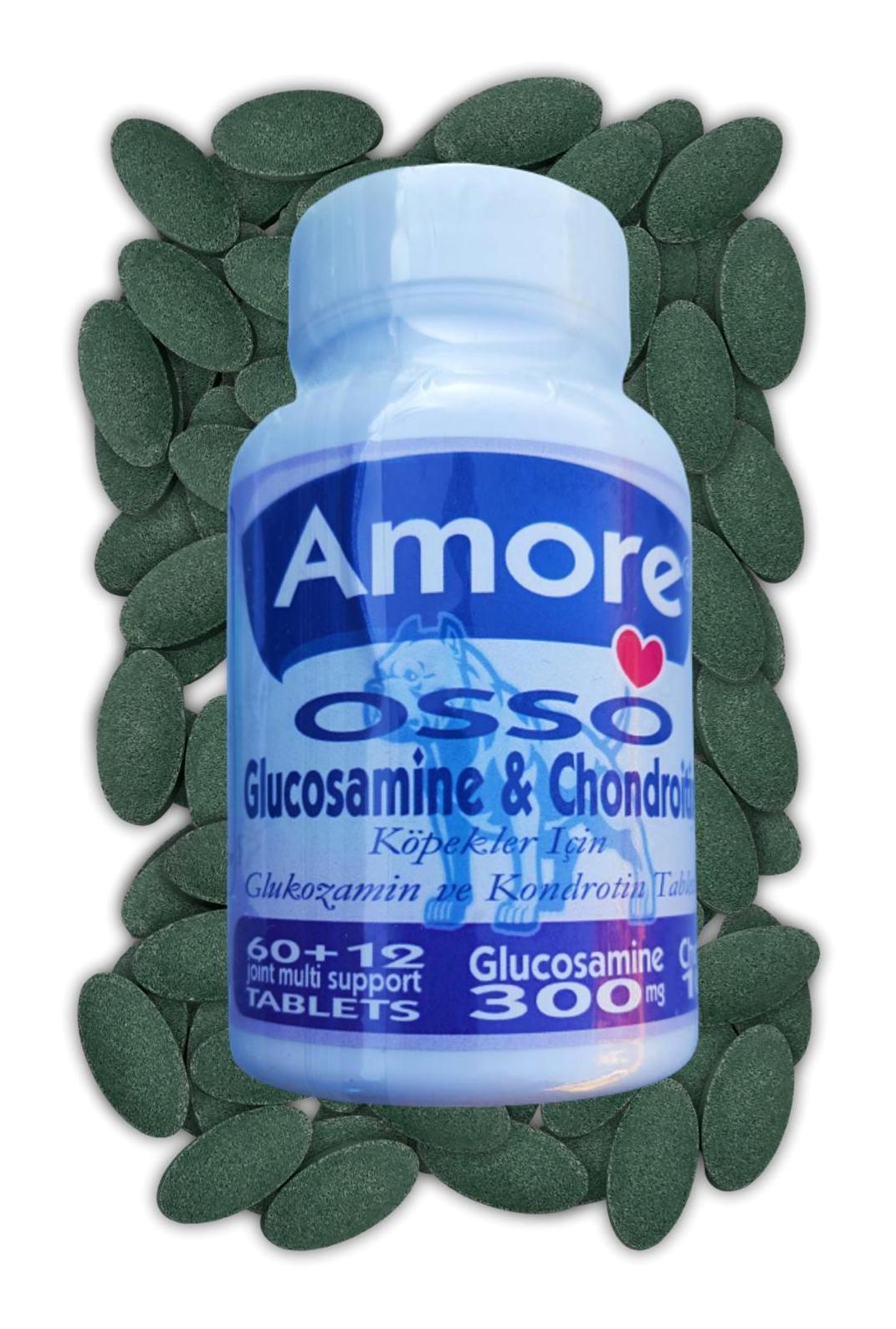 Amore Glucosamine Eklem 72 Adet Tablet Köpek Vitamini