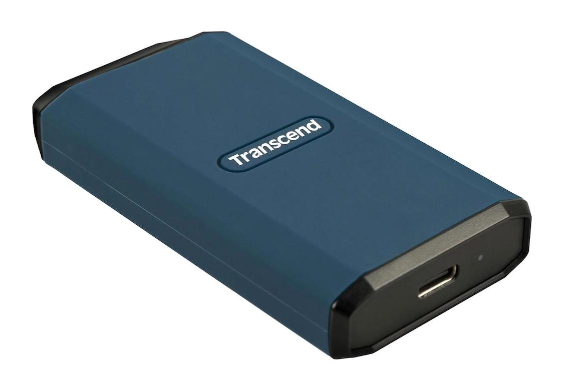 Transcend TS2TESD410C 2 TB USB Type C Taşınabilir SSD Lacivert