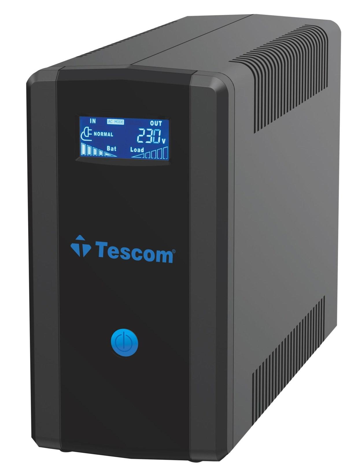 Tescom Leo+ 1200VA 1200 VA 7 Ah Kuru Line İnteraktif Monofaze Güç Kaynağı