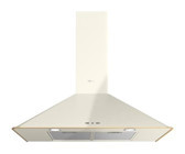 Teka DOS 90.2 175 W 603 m3/h 90 cm Cam Bacalı Duvar Tipi Davlumbaz Krem