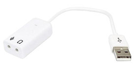 Hytech HY-U715 USB Çift Girişli 7.1 Harici Ses Kartı