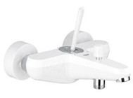 Grohe Eurodisc 23431LS0 Metal Çift Delikli Aç Kapa Yarı Ankastre Kare Banyo Bataryası Beyaz