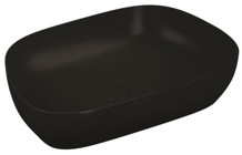 Vitra Outline 5993B4830016 Tekli 63 cm Seramik Lavabo Siyah