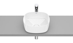 Roca Soft Fıneceramıc Tekli Seramik Kare Lavabo Beyaz