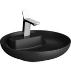Vitra Memoria5880B4830563 Tekli 50 cm Seramik Yuvarlak Lavabo Mat Siyah
