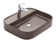 Paluci Anka Tekli 55 cm Porselen Çanak Lavabo Vizon