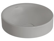 Vitra Metropole 7532b0761398 Tekli 40 cm Seramik Yuvarlak Lavabo Gri