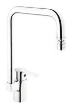 Artema Single A42388 Çift Girişli Aç Kapa Eviye Bataryası Gümüş