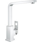 Grohe Eurocube-31255000 Çift Girişli Aç Kapa Eviye Bataryası Gümüş