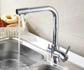 Venita Dual Flow Arıtmalı Spiralli Çift Girişli Aç Kapa Eviye Bataryası Gümüş