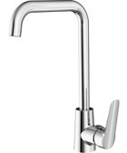 Creavit Bevel Bv8500 Kuğu Çift Girişli Aç Kapa Eviye Bataryası Gümüş
