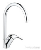 Artema Ares A42072 Kuğu Çift Girişli Aç Kapa Eviye Bataryası Gümüş
