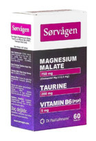 Sorvagen Magnesium Malat Taurin Vitamin B6 Aromasız Yetişkin Vitamin 60 Tablet