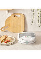 Homend Toastbuster 1309H 2 Dilim Döküm Çıkartılabilir Plaka Tek Yönlü 750 W Izgaralı Beyaz Tost Makinesi