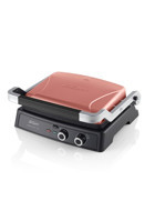 Arzum AR2044-O 6 Dilim Granit Çıkartılabilir Plaka Tek Yönlü 2000 W Izgaralı Rose Gold Tost Makinesi