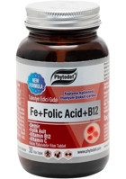 Phytodef Demir Folik Asit Vitamin B12 C Aromasız Yetişkin Vitamin 30 Kapsül