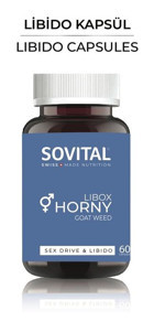 Sovital Libox Horny Goat Weed Aromasız Yetişkin Vitamin 60 Tablet
