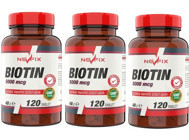 Nevfix Biotin Aromasız Yetişkin Vitamin 3x120 Tablet