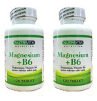 Nutrivita Magnesium B6 Vitamin Aromasız Yetişkin Vitamin 120 Tablet