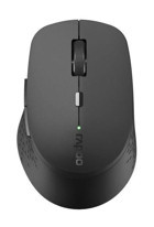 Rapoo Sessiz Ergonomik Makrolu Kablosuz Siyah Standart Mouse
