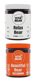 Vita Bear Relax Bear + Beautiful Bear Mandalina Yetişkin Vitamin 60 Softgel