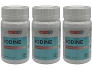 Nutrivita Iodine Aromasız Yetişkin Vitamin 3x120 Tablet