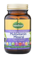 Mindivan Multivitamin Mineral Aromasız Yetişkin Vitamin 60 Kapsül