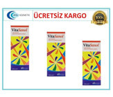 Vitasanol Multivitamin Multimineral Aromasız Yetişkin Vitamin 3x250 ml