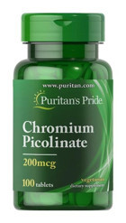 Puritan'S Pride Chromium Picolinate Aromasız Yetişkin Vitamin 100 Tablet
